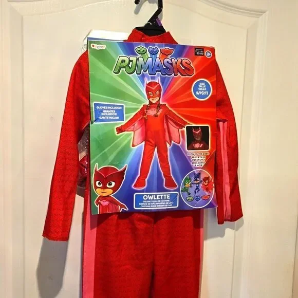 BRAND NEW HALLOWEEN TODDLER DELUXE PJ MASKS OWLETTE HALLOWEEN COSTUME JUMPSUIT - Picture 5 of 16
